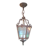 lustre lanterne laiton plafonnier