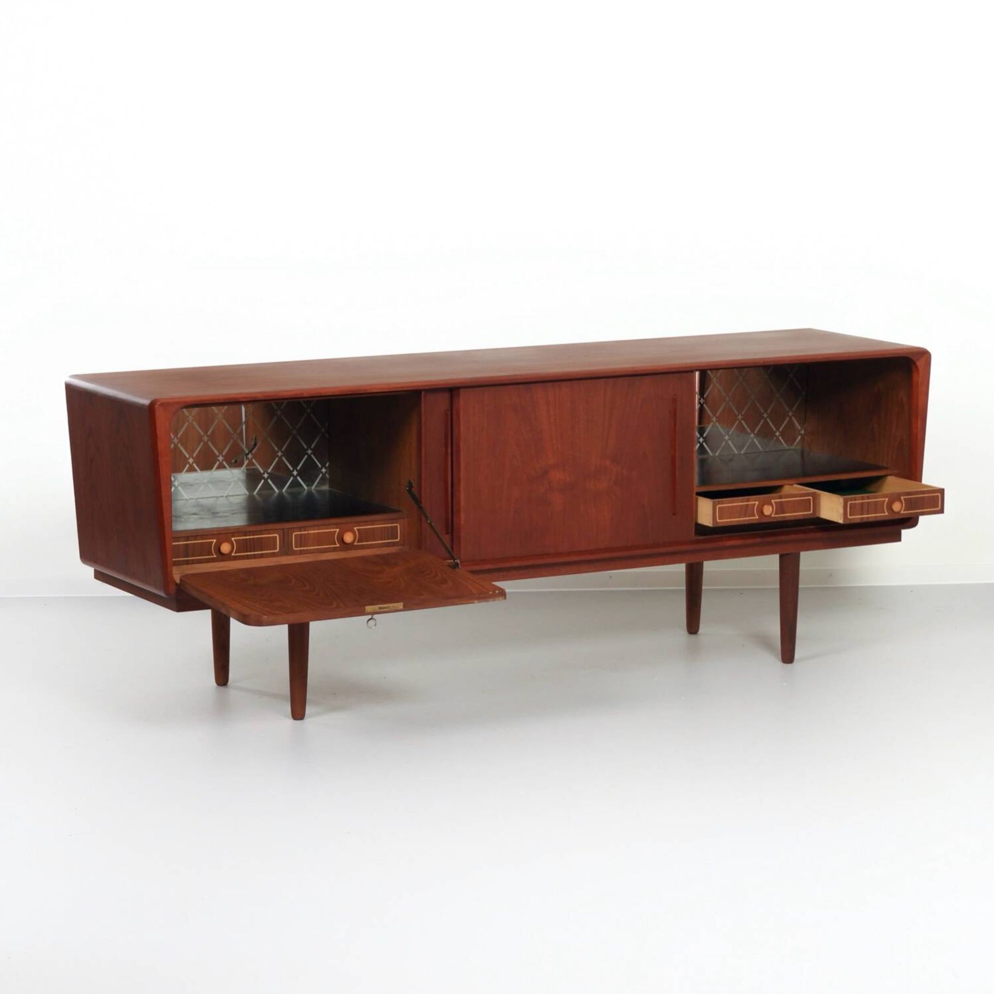 Danish sideboard by e.w. bach for sejling skabe, 1960s | teakwood