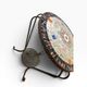 Vintage metal side table/plant table with mosaic.