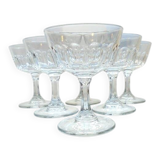 Set of 6 champagne glasses