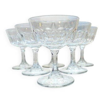 Set de 6 coupes à champagne