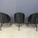 Ensemble de 3 chaises vintage Pratfall par Philippe Starck pour Driade, 1982