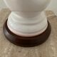 Vintage ceramic swan lamp from the 70s