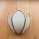 New Fresh Mint and Gold Flower Wall Light