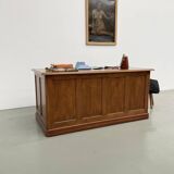 1950s walnut counter or desk