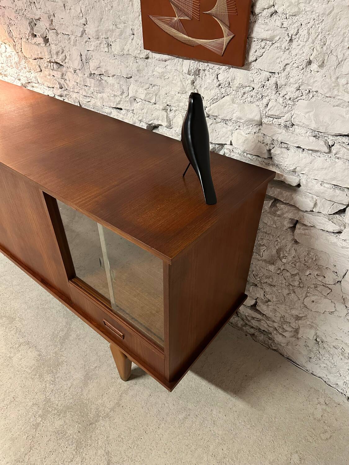 Vintage Scandinavian teak sideboard