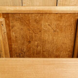 Ancienne desserte scandinave en bois blond