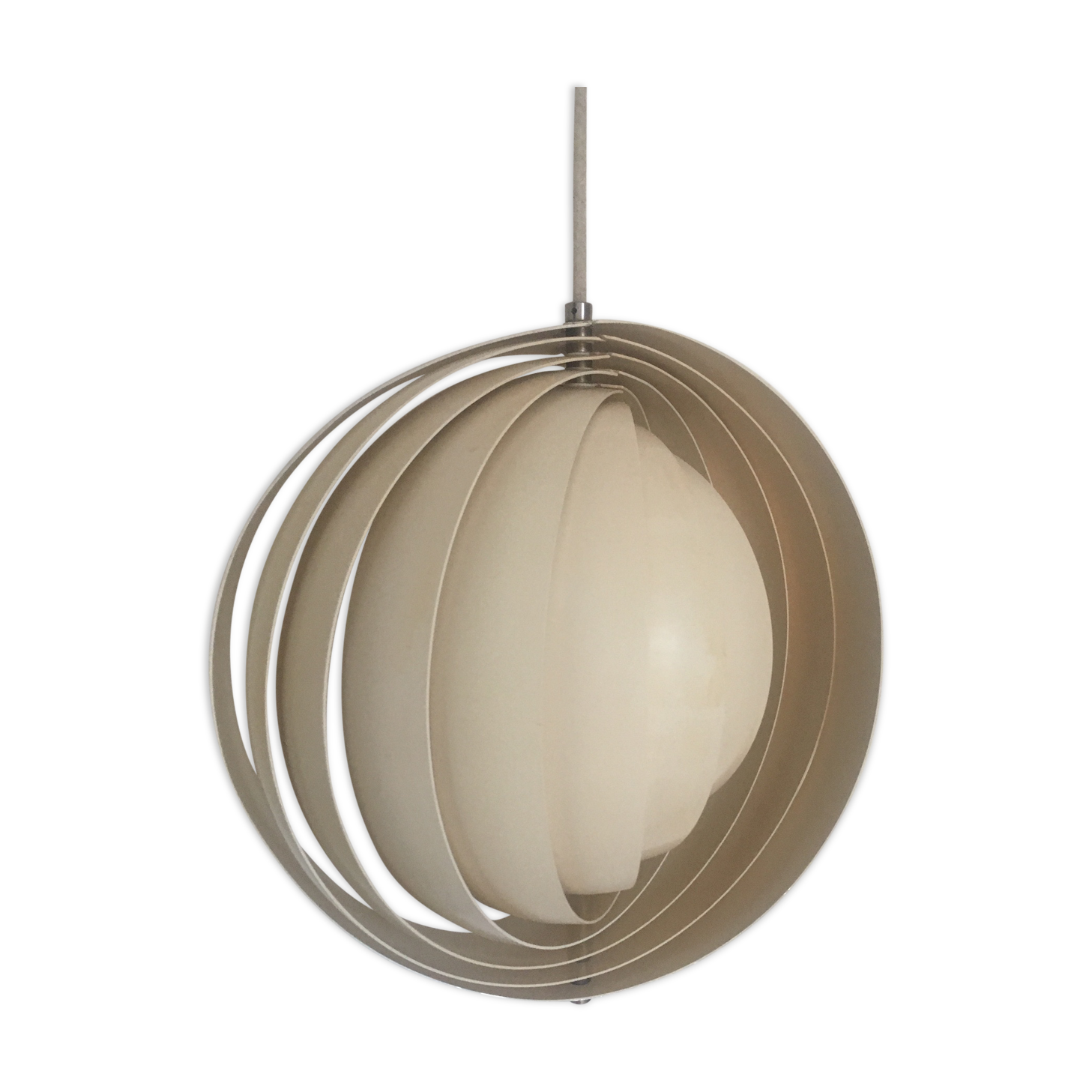 Verner Panton's Moon hanging lamp for Louis Poulsen