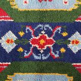 Vintage carpet French Handmade soap 117cm x 174cm 1950s