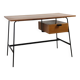 Bureau CM178 Pierre Paulin pour Thonet en chêne et métal noir – Années 1950