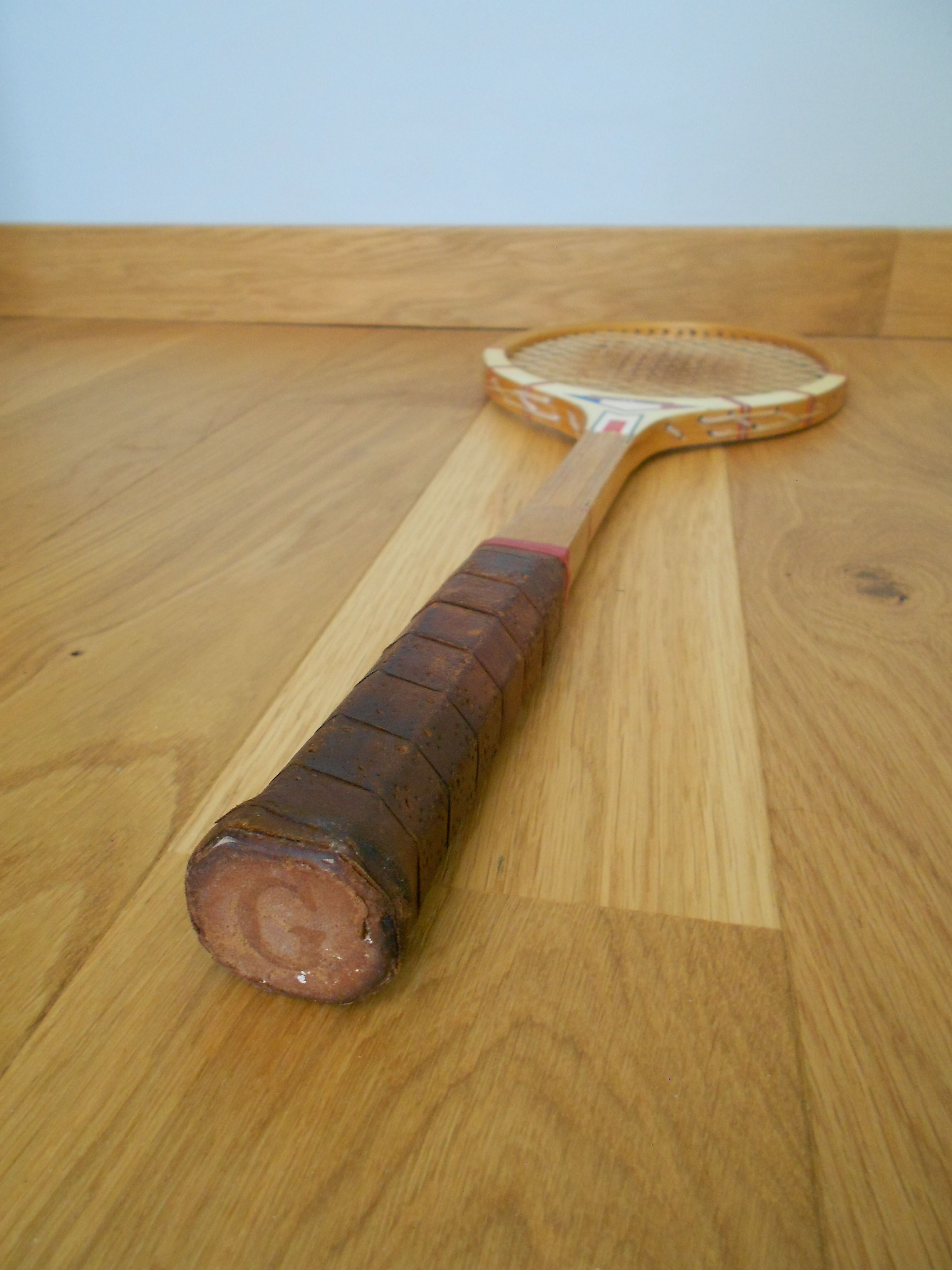 Wooden Gauthier tennis racket