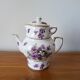 Selfish tea service Hammersley Victorian Violets Bone China