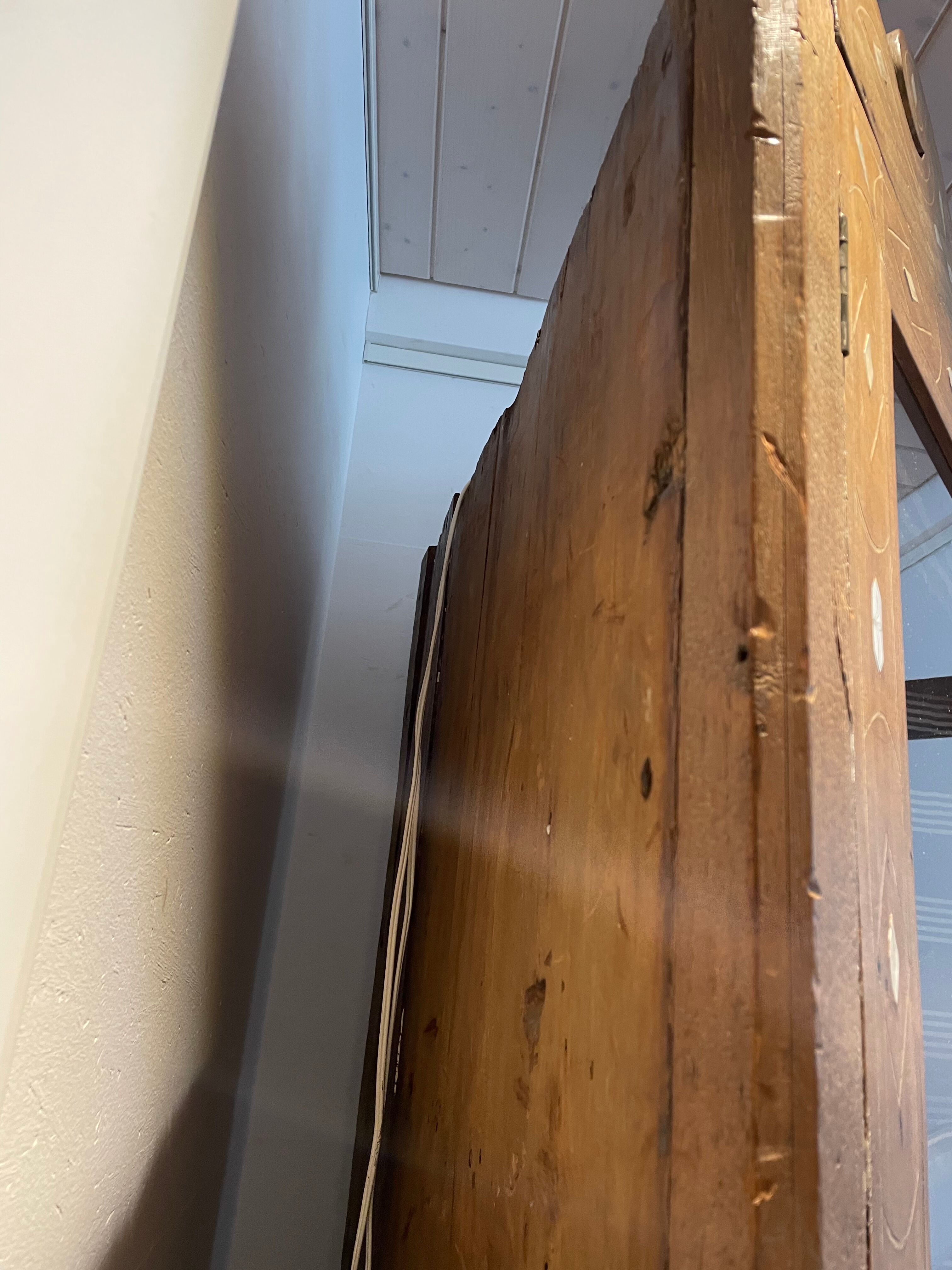 Oriental corner cabinet