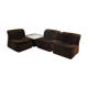Armchairs Emmetre with Table by Guido Fareschini for Mariani, 1970s, Set of 4