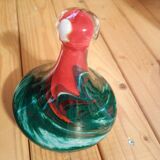 Opaline glass candy box made in Italy