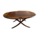 NAUTICAL STYLE FOLDING COFFEE TABLE WITH MAHOGANY BUTLER TOP