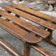 old sled sleigh Alsace Christmas decoration DAVOS style Wood 1900