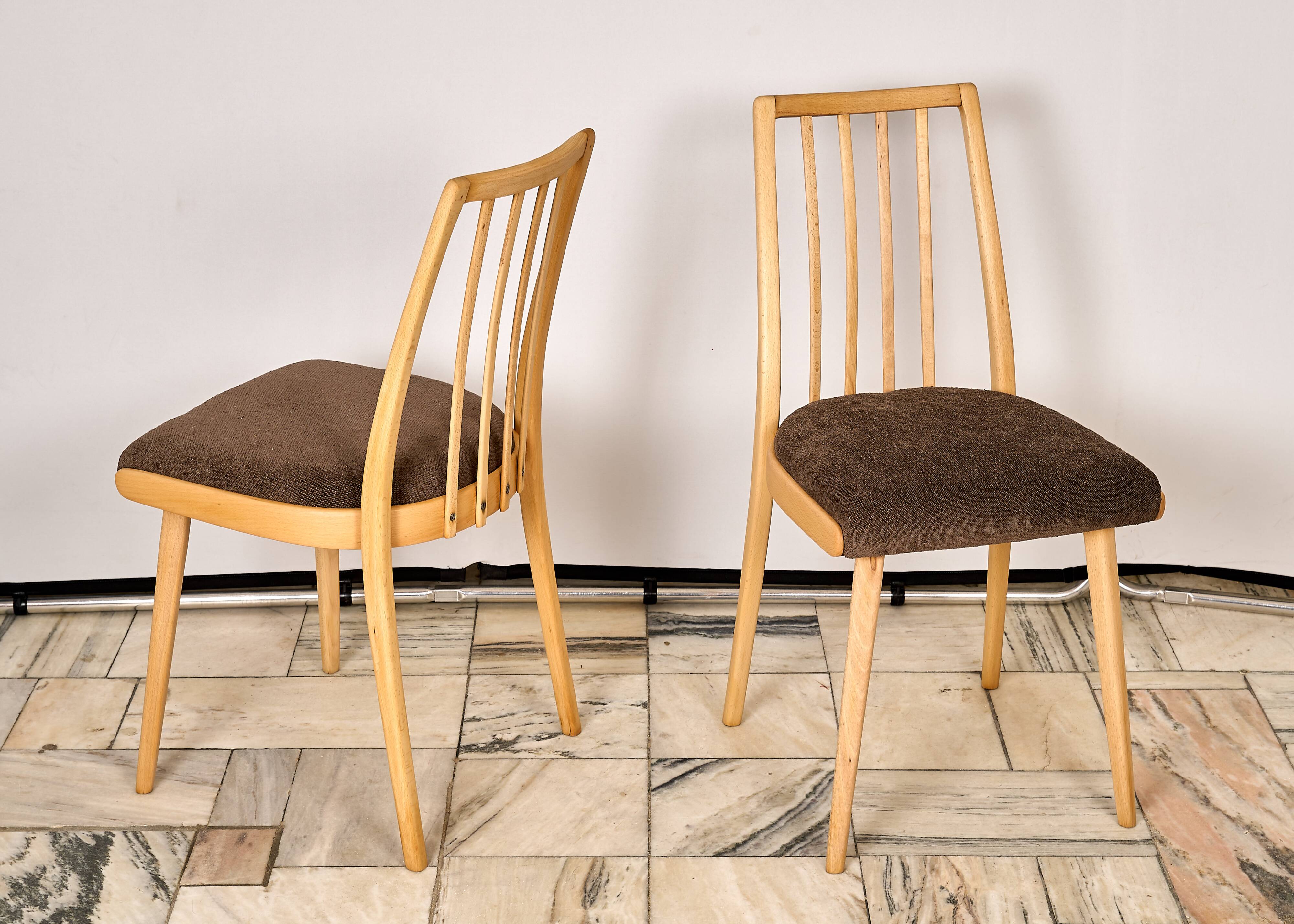 1960s Antonin Suman Dining Chairs , Set of 4