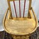 Vintage wooden baby high chair
