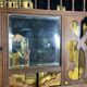 Oak cloakroom, coat rack 1950