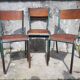 Set of 4 school chairs