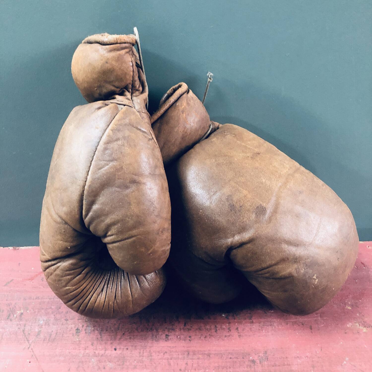 English boxing gloves from the 1920s