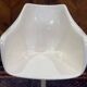 Swivel tulip chair in fiberglass from the 1970s