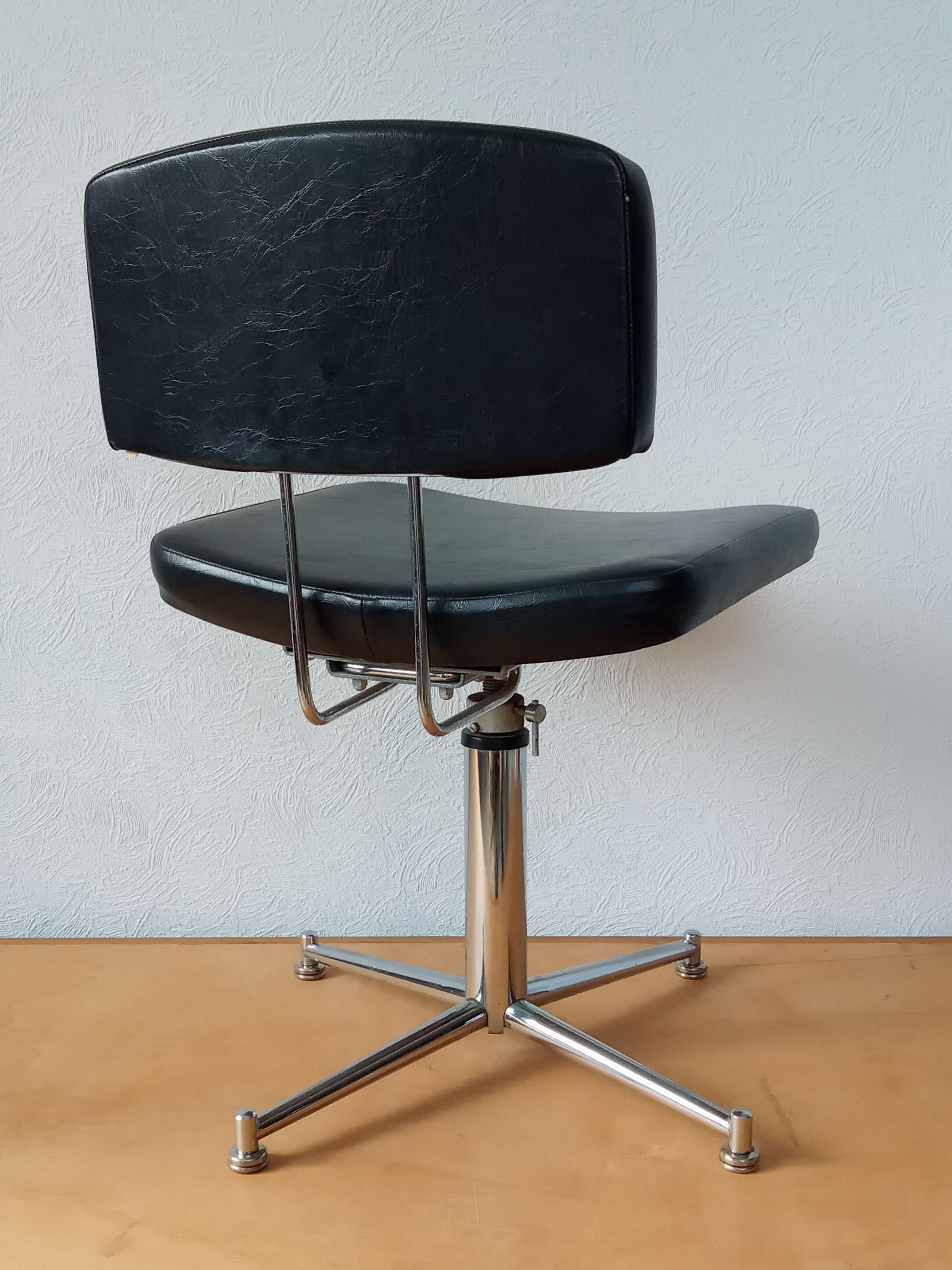 Chaise de bureau telescopique vintage