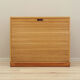 Classeur à rideau en frêne, design danois, années 1970, fabriquée par SKM