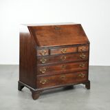 English antique secretary from the 18th century made of oak