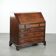 English antique secretary from the 18th century made of oak