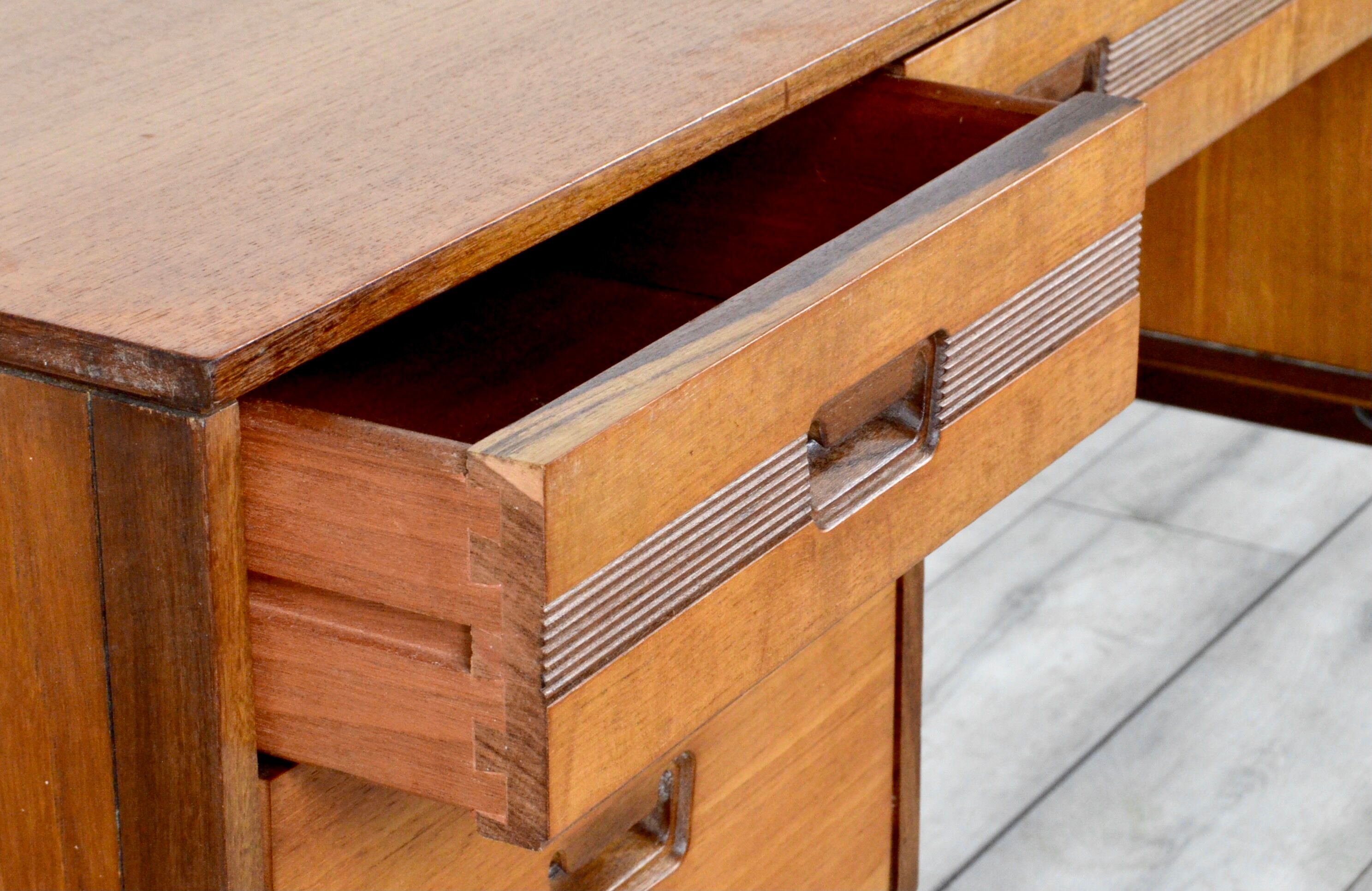 Midcentury 'Butilux' Teak Desk. Delivery. Modern / Vintage / Danish Style.