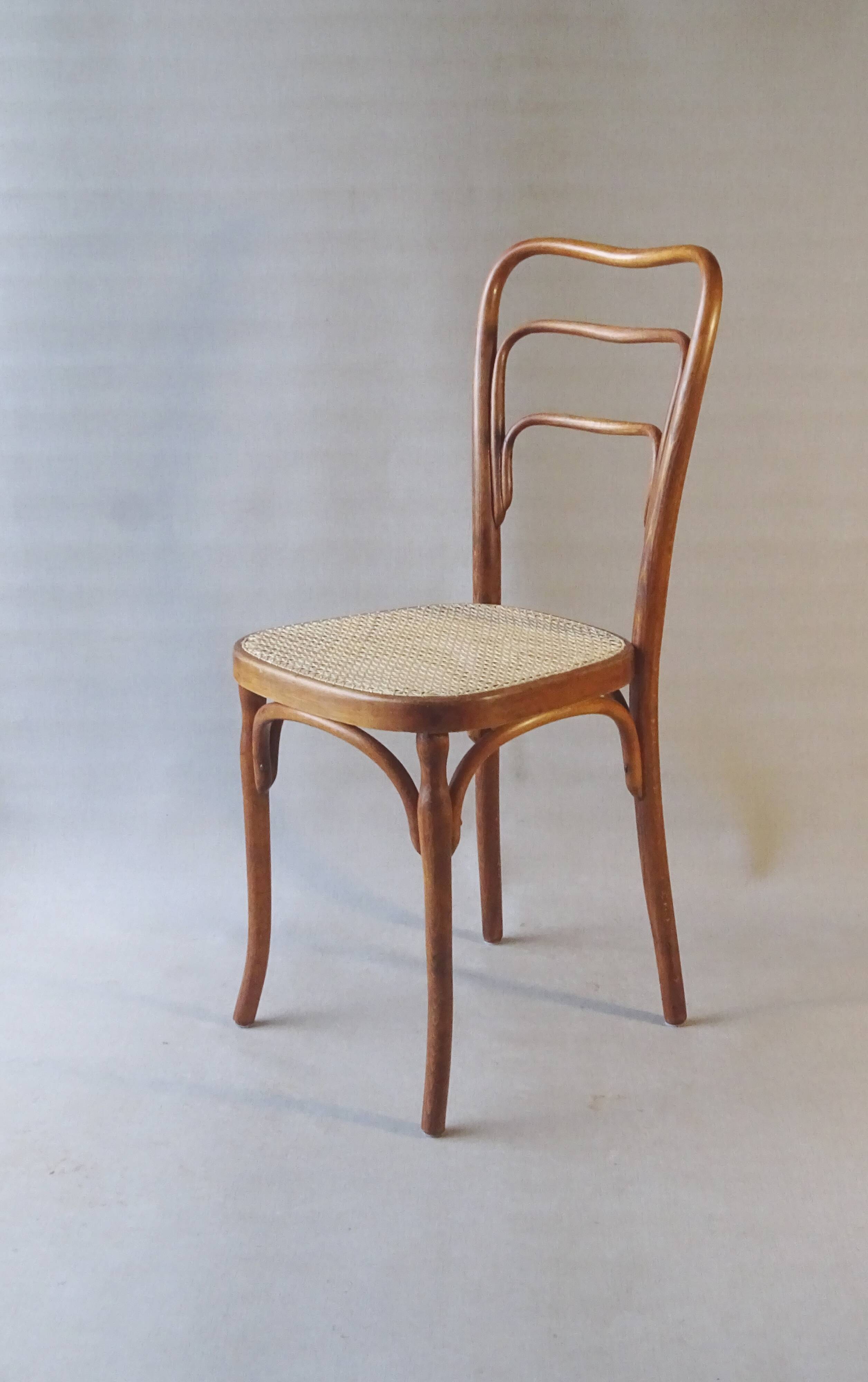 Kohn chair no. 248 with bent wood, viennese secession, around 1905 - no thonet -