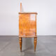 Buffet en bois de bruyère et verre des années 1950 vintage antiquités modernes