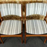 4x 60s 70s teak chairs Chair Dining Chair Henning Kjaernulf Danish 60s