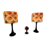 Pair of Paloma Habitat Vintage 80s Lamps