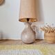 Grande lampe vintage en céramique Scheurich Germany