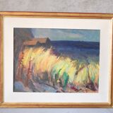 Arne Aspelin, Swedish Modern Painting, 1960s, Oil on Board.