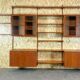 Teak wall shelf by Kai Kristiansen Danish design year 60