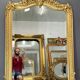 Miroir 156x106 ancien XIXè,dorure à la feuille d’or