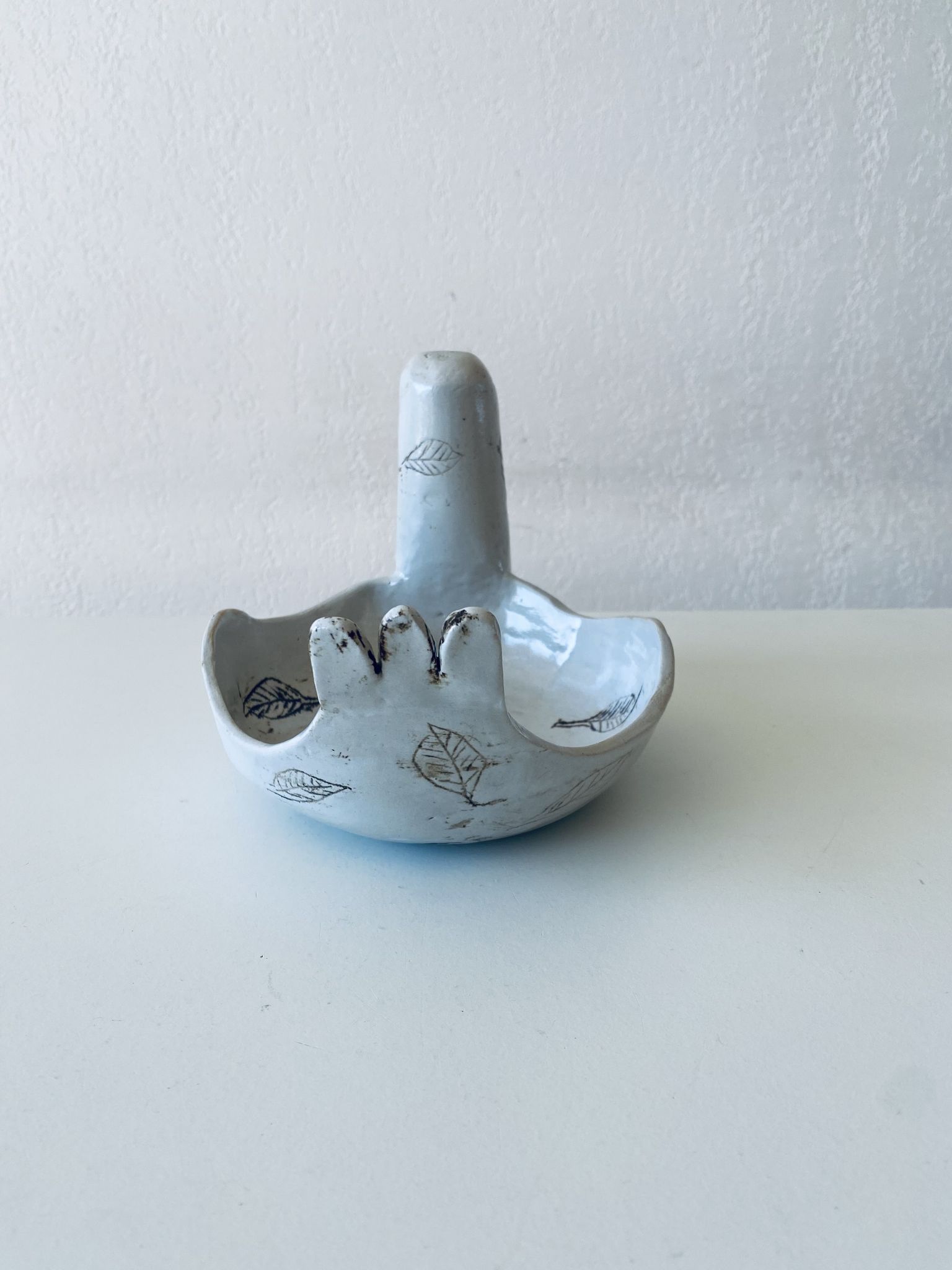 Vide poche ou coupelle en céramique oiseau