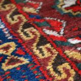 Tapis antique fait main kurde du Moyen-Orient 119cm x 230cm (1920s)