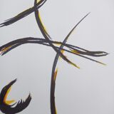 India ink abstraction lyrical dancers