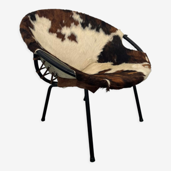 Fauteuil ballon pivotant de Lusch & Co, années 1960