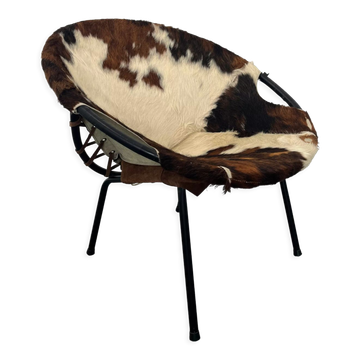 Fauteuil ballon pivotant de Lusch & Co, années 1960