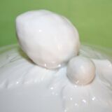 Large old 19 eme white porcelain tureen