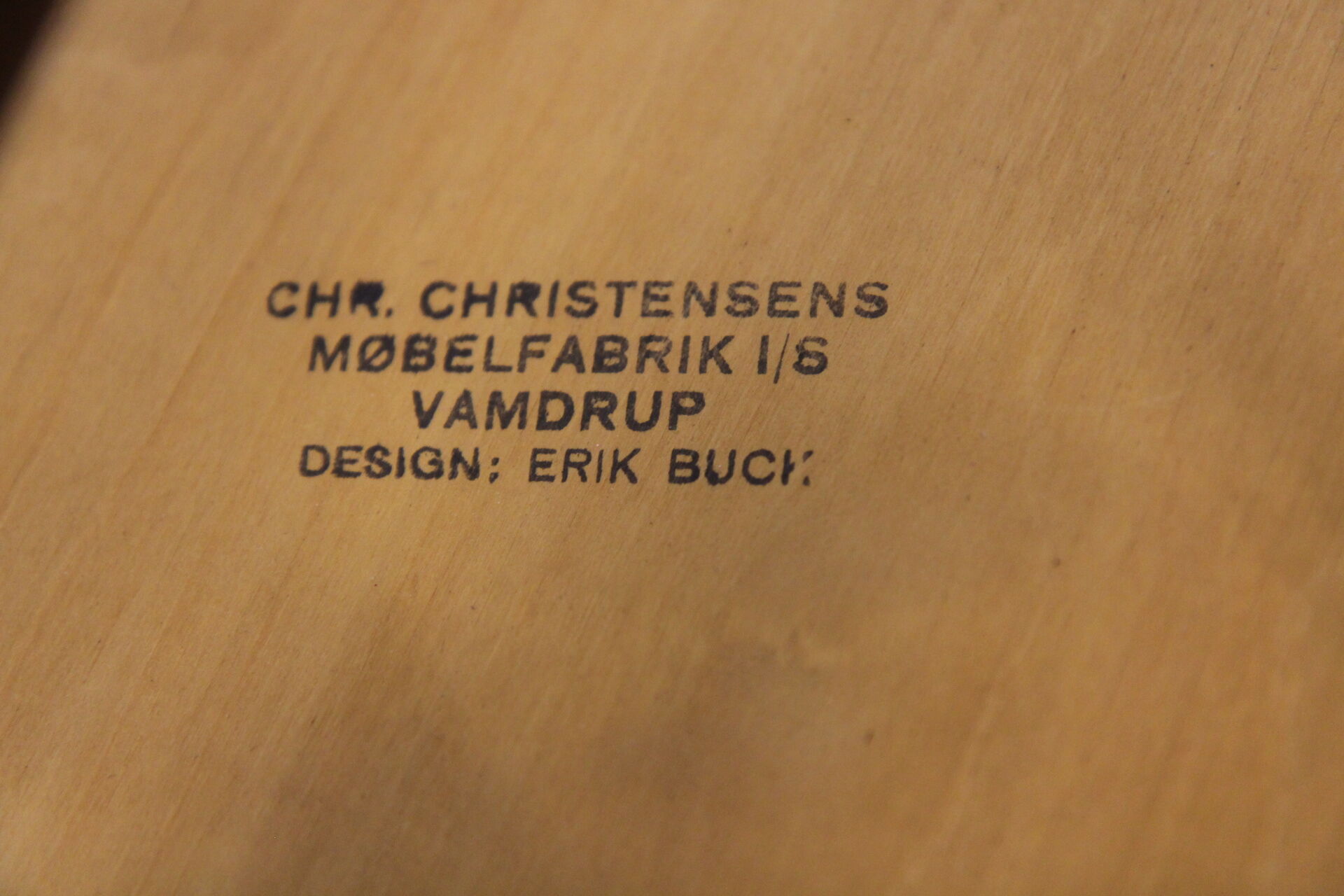 Set de 4 chaises en palissandre "Model 310" Erik Buch, Danemark, 1960