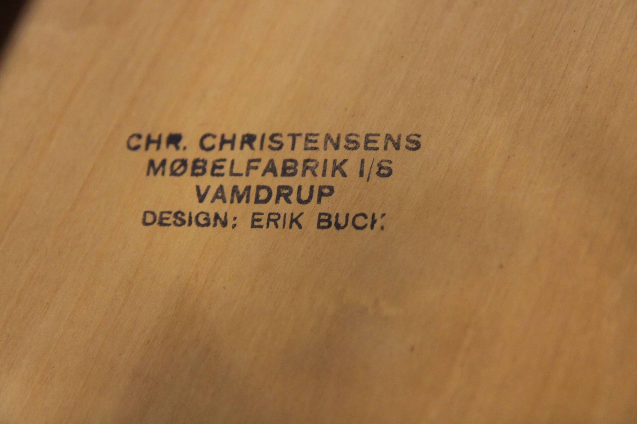 Set of 4 rosewood chairs "Model 310" Erik Buch, Denmark, 1960
