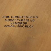 Set of 4 rosewood chairs "Model 310" Erik Buch, Denmark, 1960