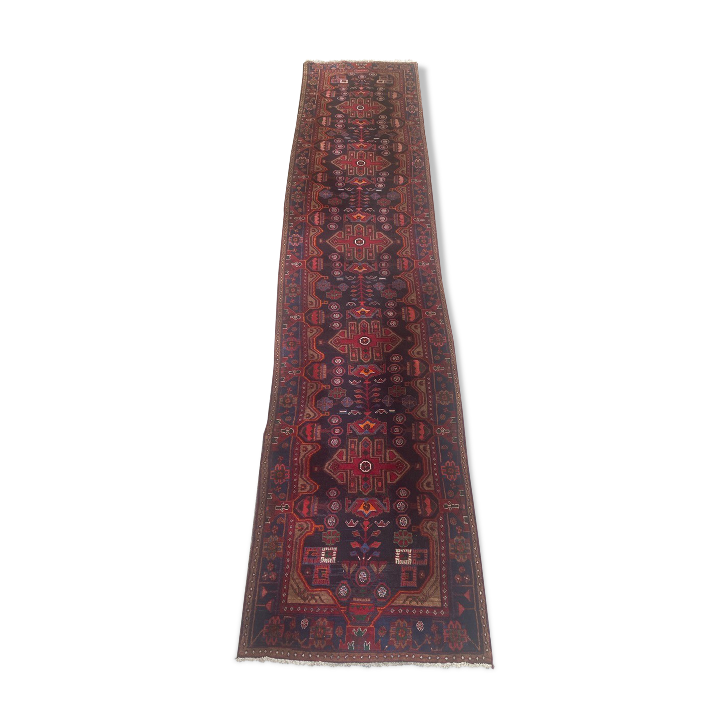 Persian carpet hamadan handmade 110x530